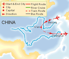 8-Day Beijing Xian Shanghai Tour