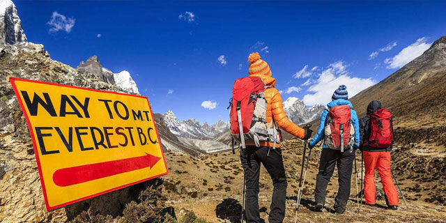An overland journey to Everest Base Camp