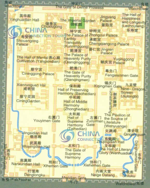 Palace Museum Map