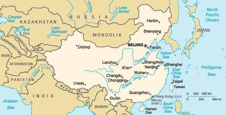 Some maps are wellsuited for planning extensive travel through China 