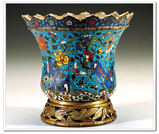 Chinese Cloisonne Plate, Chinese Cloisonne