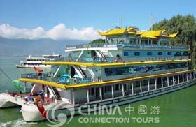 Boat on Erhai lake, Dali Transportation, Dali Travel Guide