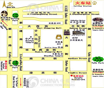 Datong Tourist Map