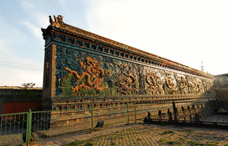 Nine Dragon Screen, Datong Attractions, Datong Travel Guide