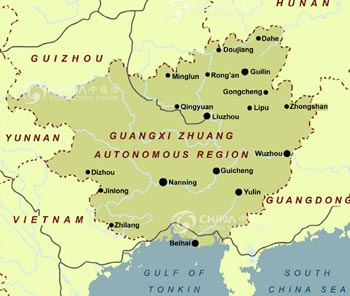 Guangxi Provincial Map