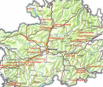 Guizhou Provincial Map