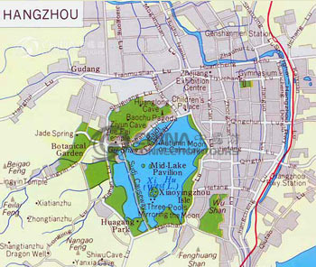 Hangzhou City Map