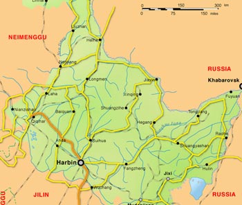 Heilongjiang Provincial Map