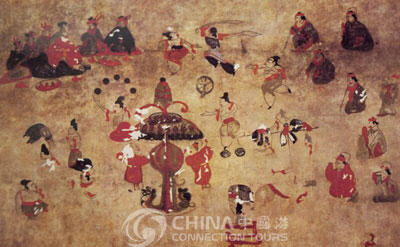 Hohhot Fresco in Helinger, Hohhot Attractions, Hohhot Travel Guide