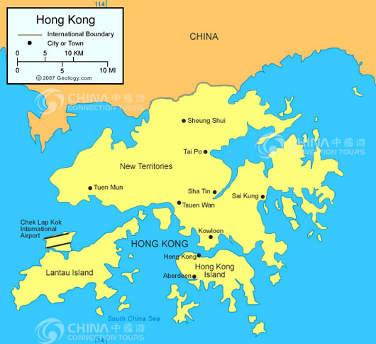 Hong Kong Map (Clink the Picture to the big Map)