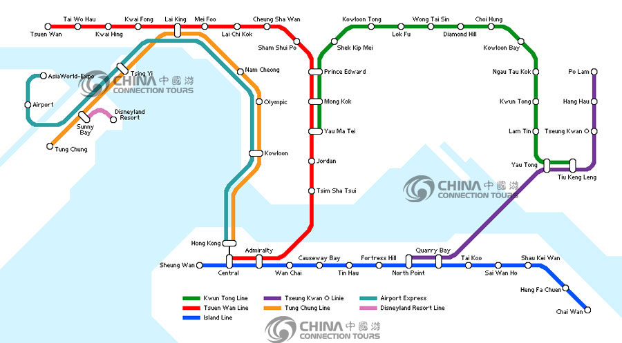 Hong Kong Subway Map China Hong Kong Maps Hong Kong Travel Guide