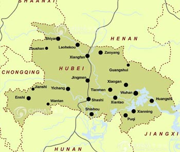 Hubei Provincial Map
