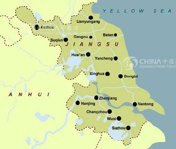 Jiangsu Provincial Map