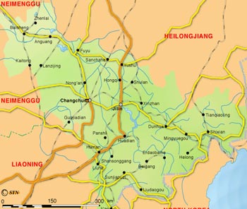Jilin Provincial Map