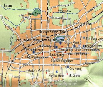 Jinan City Map