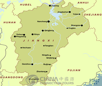 Jingdezhen Location Map