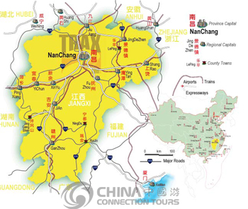 Jingdezhen Tourist Map