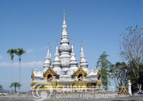 Black and White Pagodas