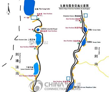 Jiuzhaigou Map