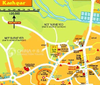 Kashgar City Map