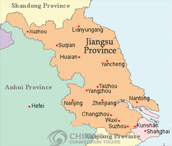 Lianyungang Location Map