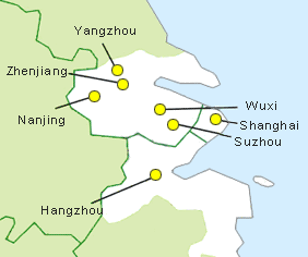Tour Map of China Garden Tour