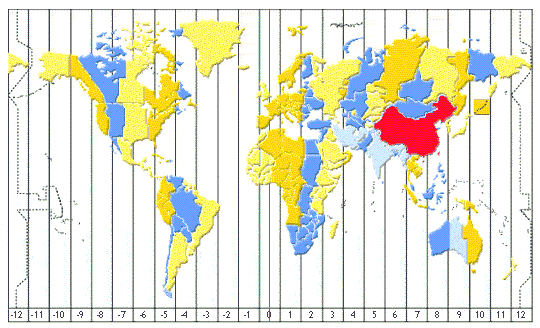 Standard Time, Beijing time-China tour background