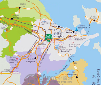 Ningbo Tourist Map