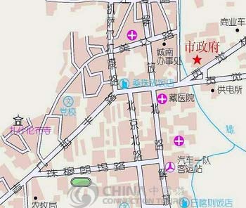 Shigatze City Map