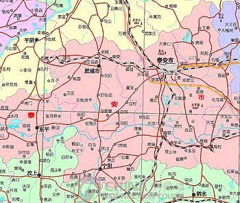 Taian City Map