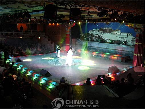 Tibetan performance,Tibet Nightlife,Tibet Travel Guide