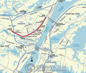 Wuhan Railway Map