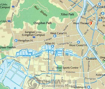 Wuxi Tourist Map