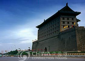 Arrow Tower of Xian City Wall, Xian Attractions, Xian Travel Guide