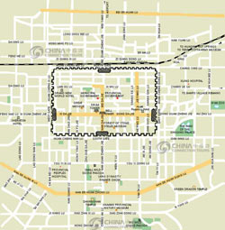 Xian City Map