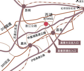 Xitang Traffic Map, Xitang Maps, Xitang Travel