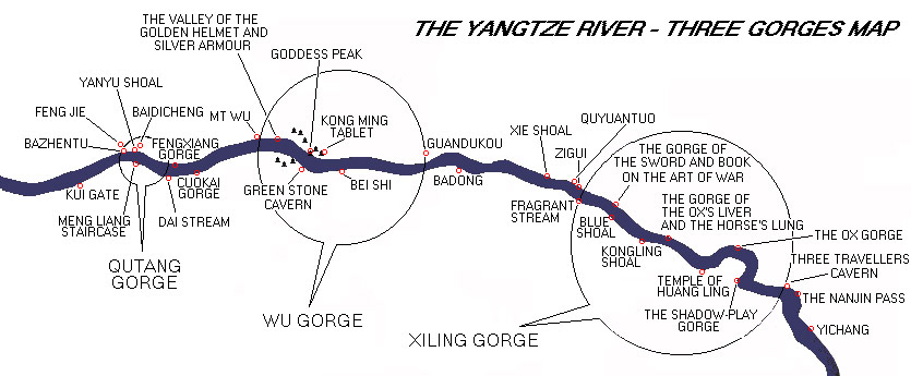 Map Yangtze River