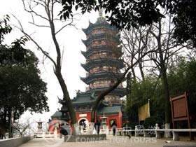 Pagoda in Jiao Shan, Zhenjiang Attractions, Zhenjiang Travel Guide