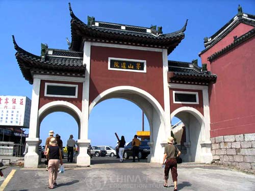 Mountain Mao Taoist Temple Gate, Zhenjiang Attractions, Zhenjiang Travel Guide