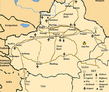Xinjiang Administration Map